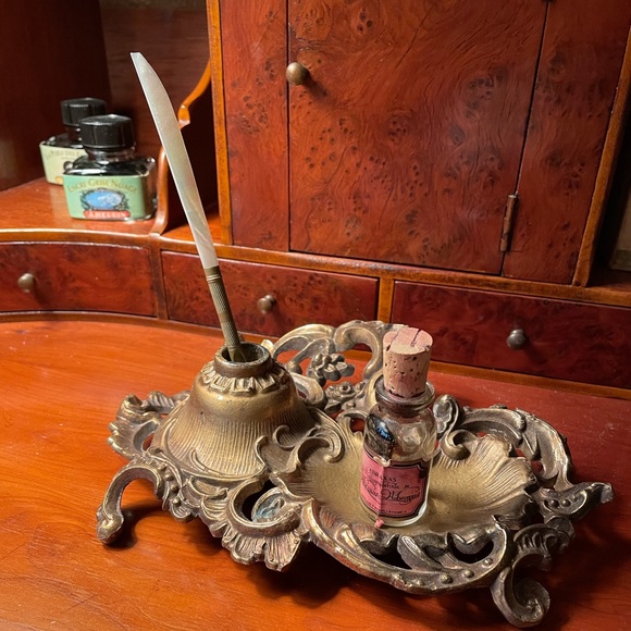 Antique Other - Antique Art Nouveau Inkwell